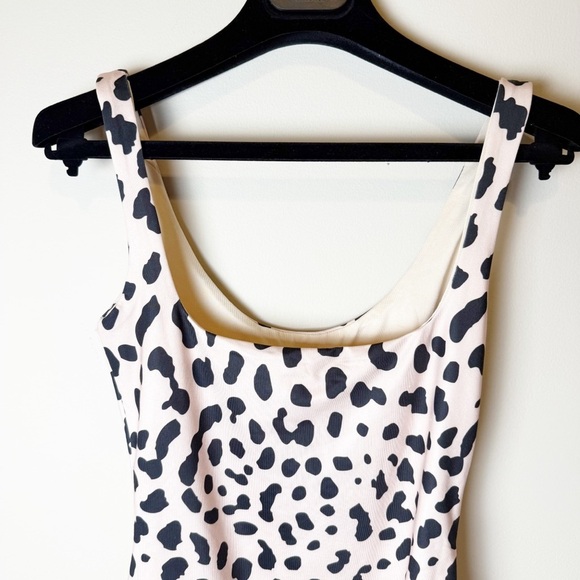 NWT Polly Tamikah Leopard Bodysuit Animal Print Boho Stretchy Tan 4 - Picture 10 of 14